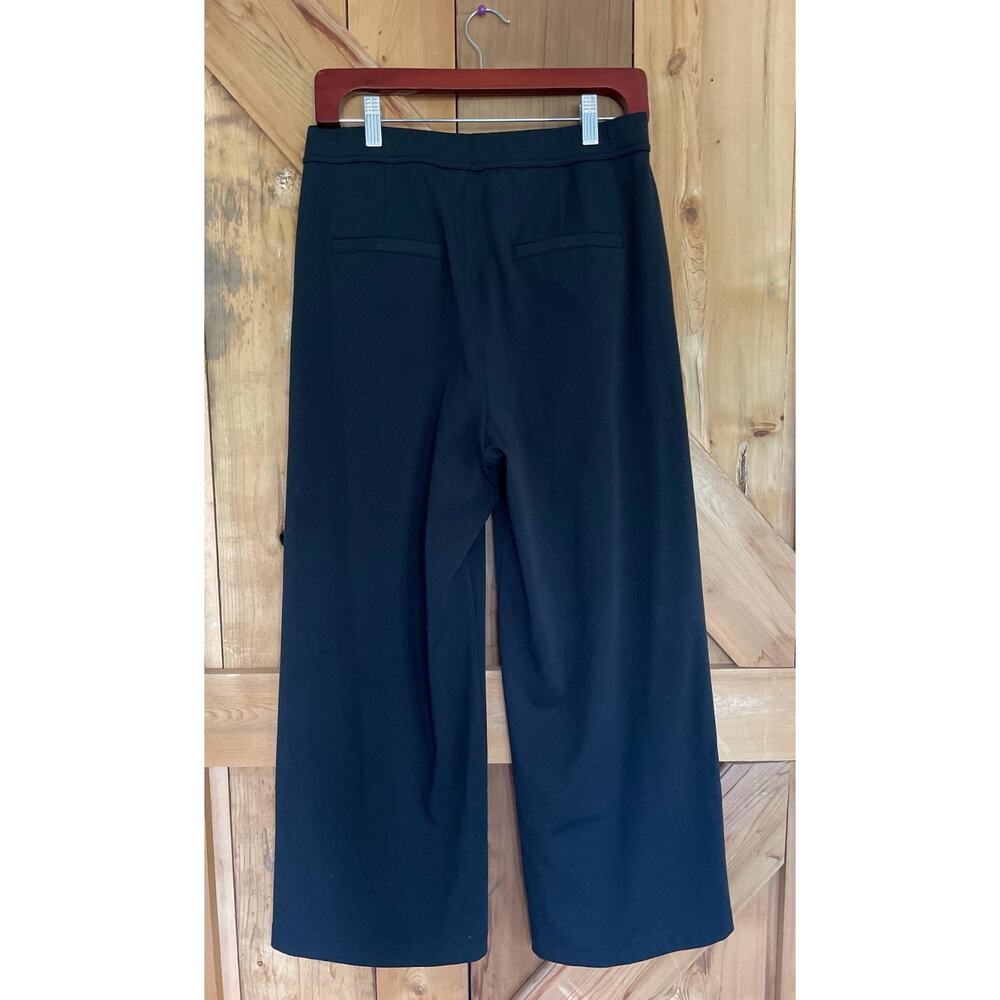 Halara Petite Pull On High Waisted Wide Leg Dress Pants Black Size M, Comfort - Picture 4 of 7